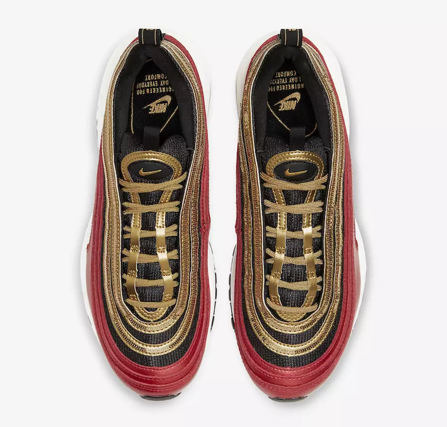 Nike Air Max 97 Oro Rosse CT1148-600 Data di rilascio