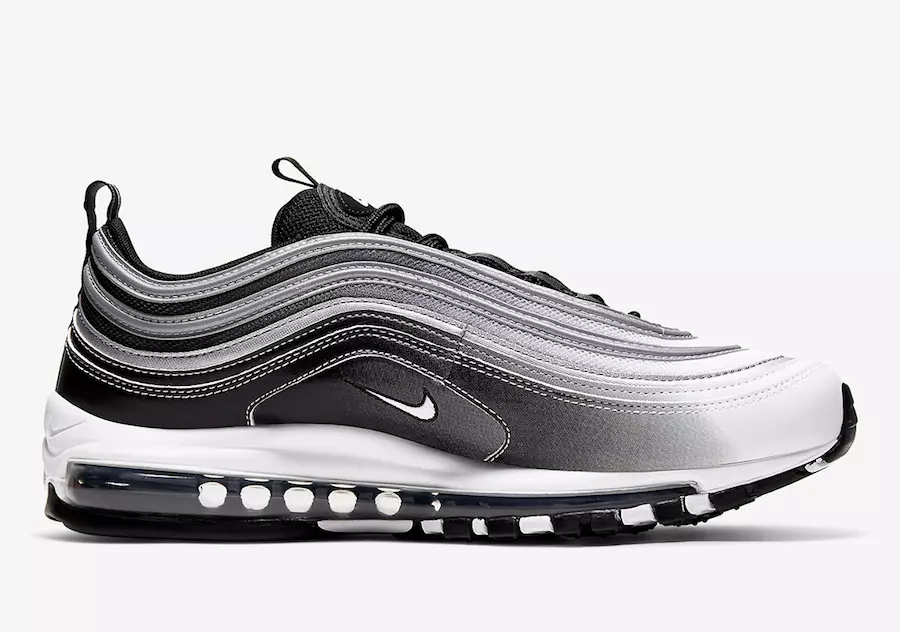 Nike Air Max 97 Black White 921826-016 გამოშვების თარიღი