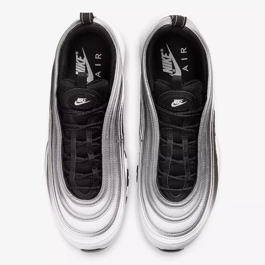 Nike Air Max 97 Svart Vit 921826-016 Utgivningsdatum