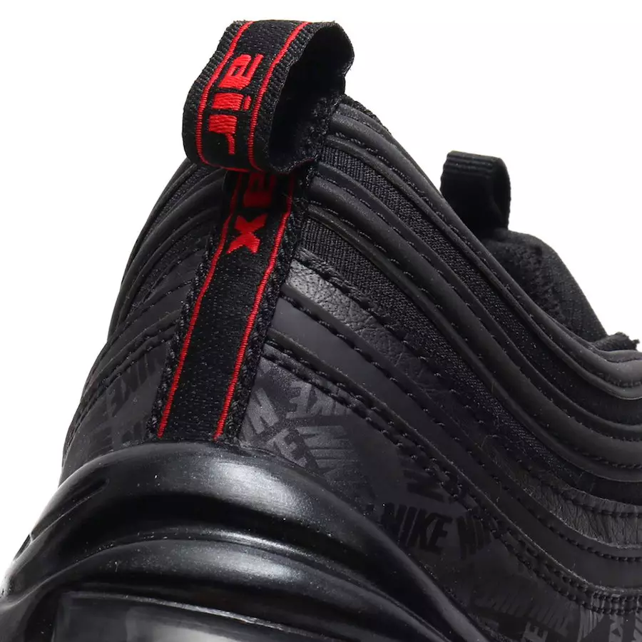 Nike Air Max 97 Negre Vermell Universitat AR4259-001