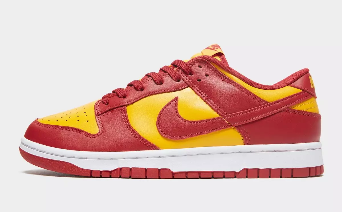 Nike Dunk Low Midas Gold Tough Red White DD1391-701 Väljalaskekuupäev