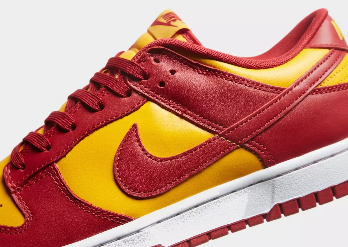 Nike Dunk Low Midas Gold Tough Red White DD1391-701 Датум на издавање