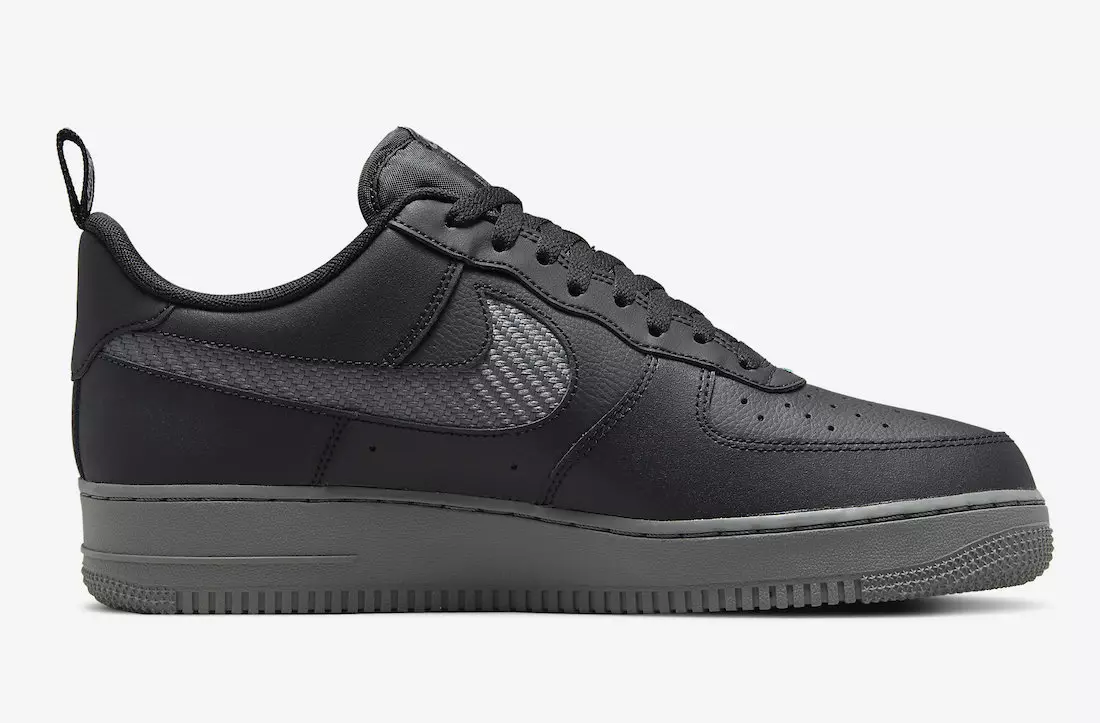 Nike Air Force 1 დაბალი შავი ლურჯი DR0155-002 გამოშვების თარიღი