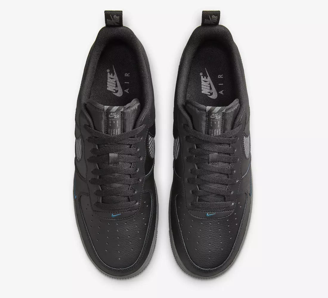 Nike Air Force 1 Low Zwart Blauw DR0155-002 Releasedatum