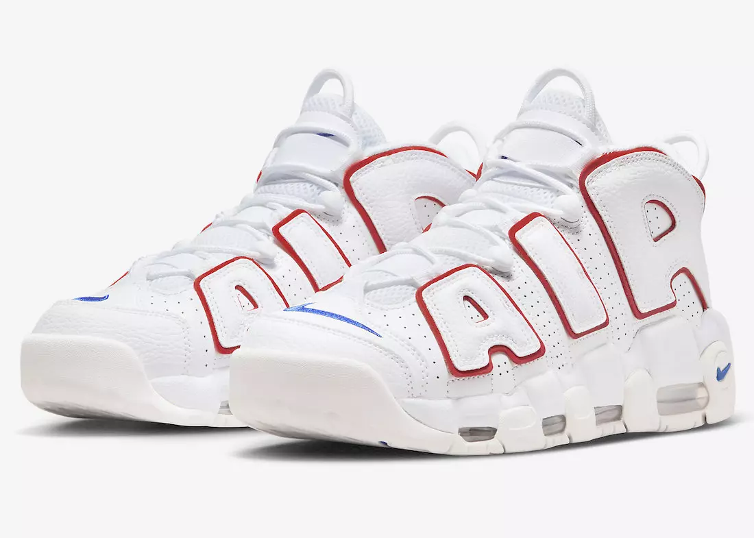 Nike Air More Uptempo Putih Merah Biru DX2662-100 Tanggal Rilis