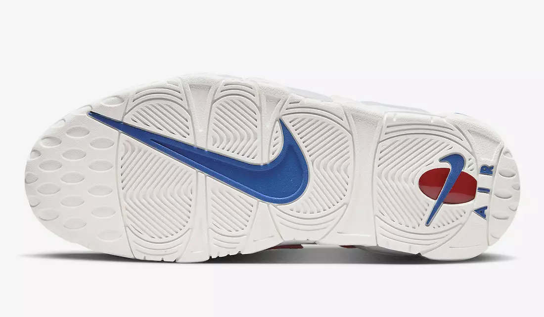 Date de sortie de la Nike Air More Uptempo Blanche Rouge Bleu DX2662-100