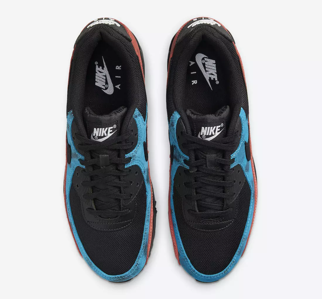 Nike Air Max 90 Black Tie-Dye DJ6888-001 Data de llançament