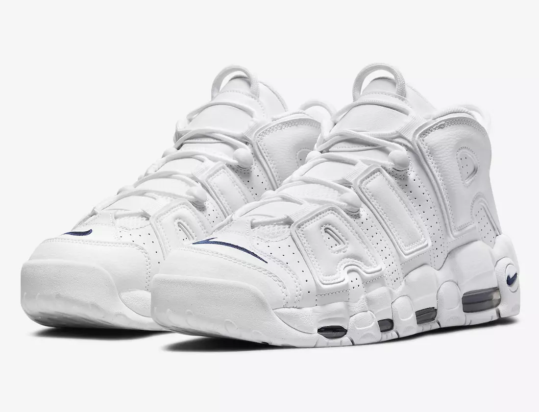 Nike Air More Uptempo გამოჩნდება White and Midnight Navy-ში