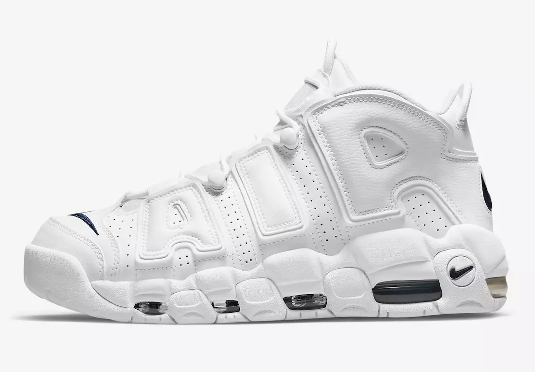 Nike Air More Uptempo White Midnight Navy DH8011-100 väljalaskekuupäev