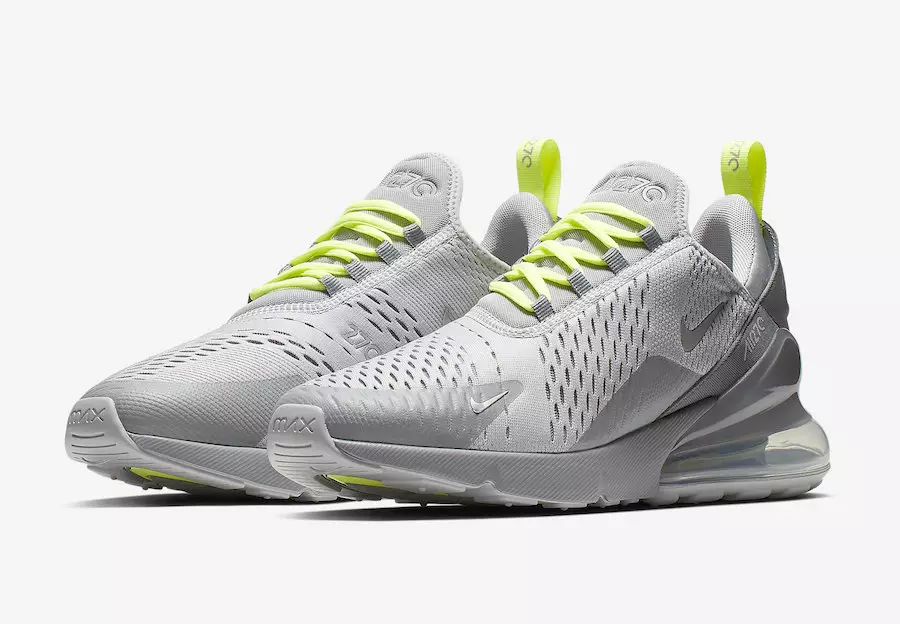 Nike Air Max 270 Wolf Grey Volt CD7337-001 Utgivelsesdato