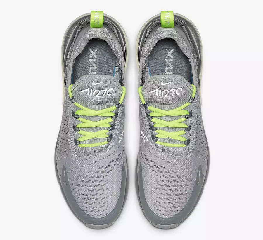 Nike Air Max 270 Wolf Grey Volt CD7337-001 Utgivningsdatum
