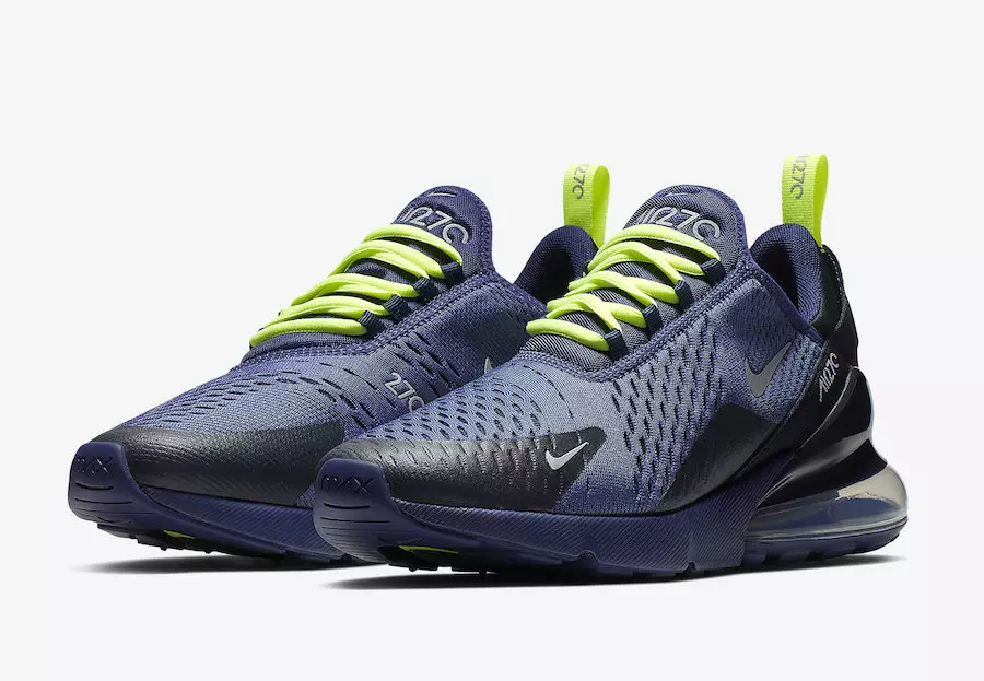 Nike Air Max 270 Blue Void Volt CD7337-400 Дата на издаване