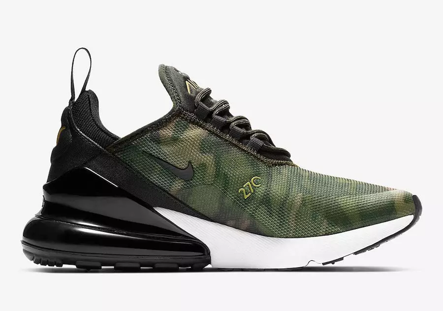 Tarehe ya Kutolewa ya Nike Air Max 270 Camo AR0499-003