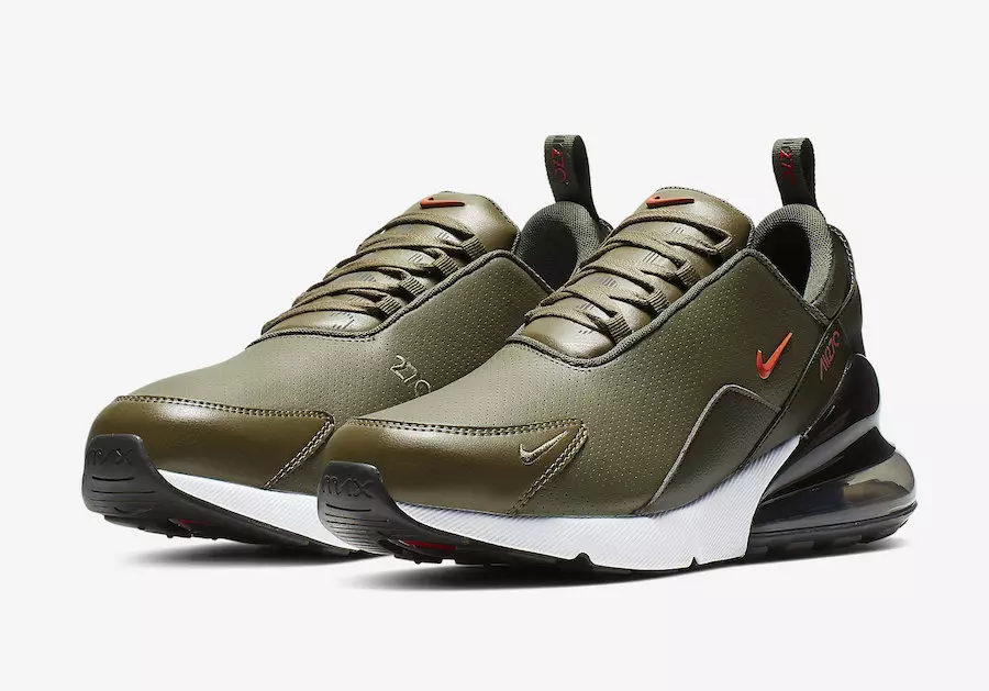 Nike Air Max 270 Premium Leather Olive BQ6171-200 Дата на издаване