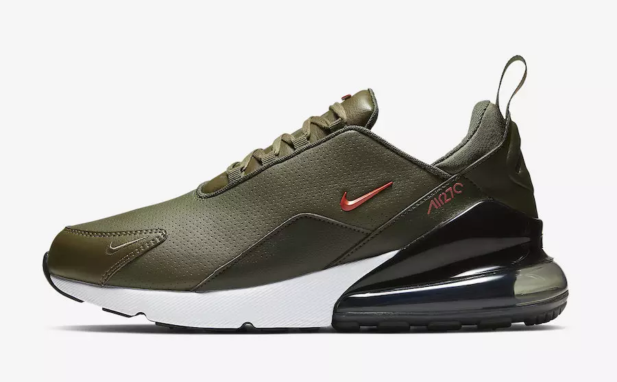 Nike Air Max 270 Premium Leather Olive BQ6171-200 Data e publikimit