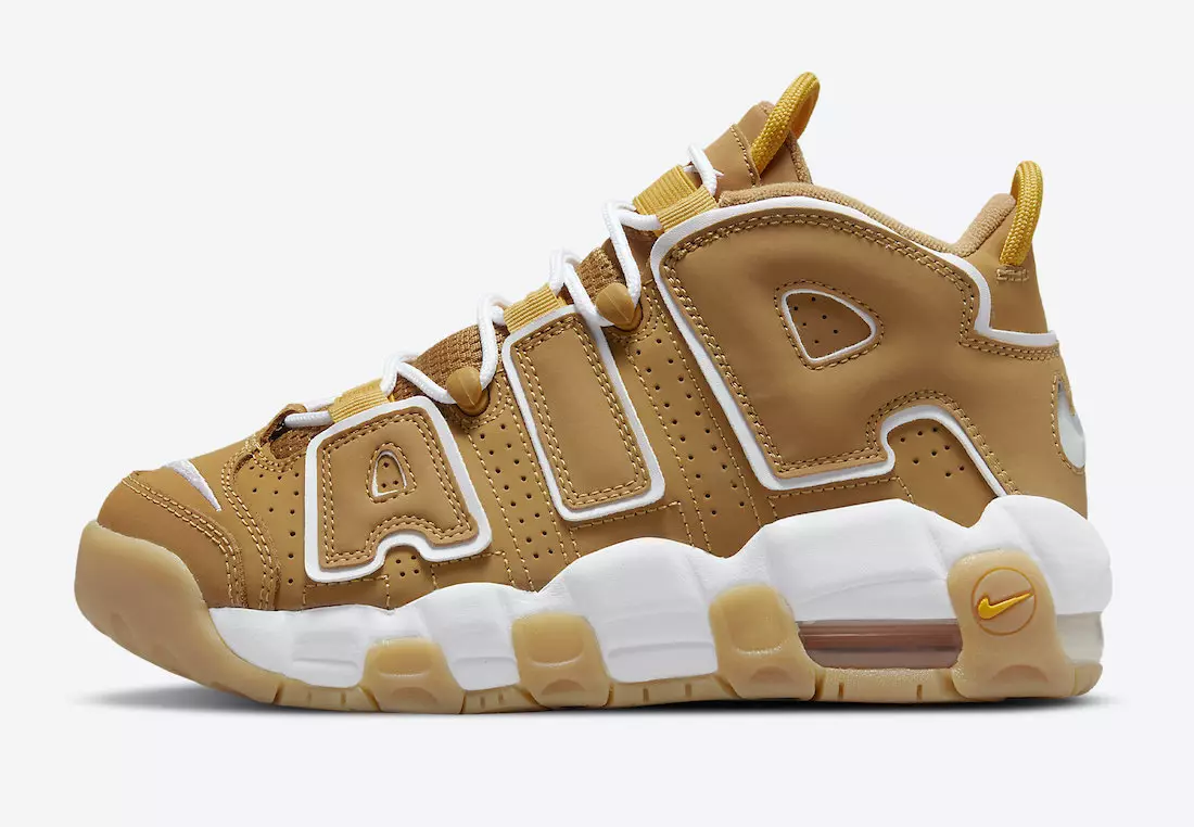 Nike Air Méi Uptempo Wheat GS DQ4713-700 Release Datum