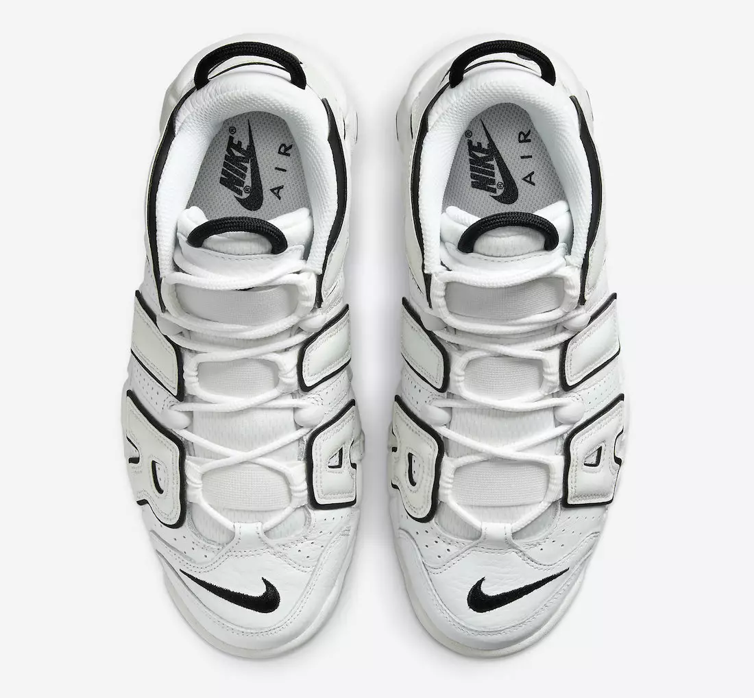 Nike Air More Uptempo White შავი DO6718-100 გამოშვების თარიღი