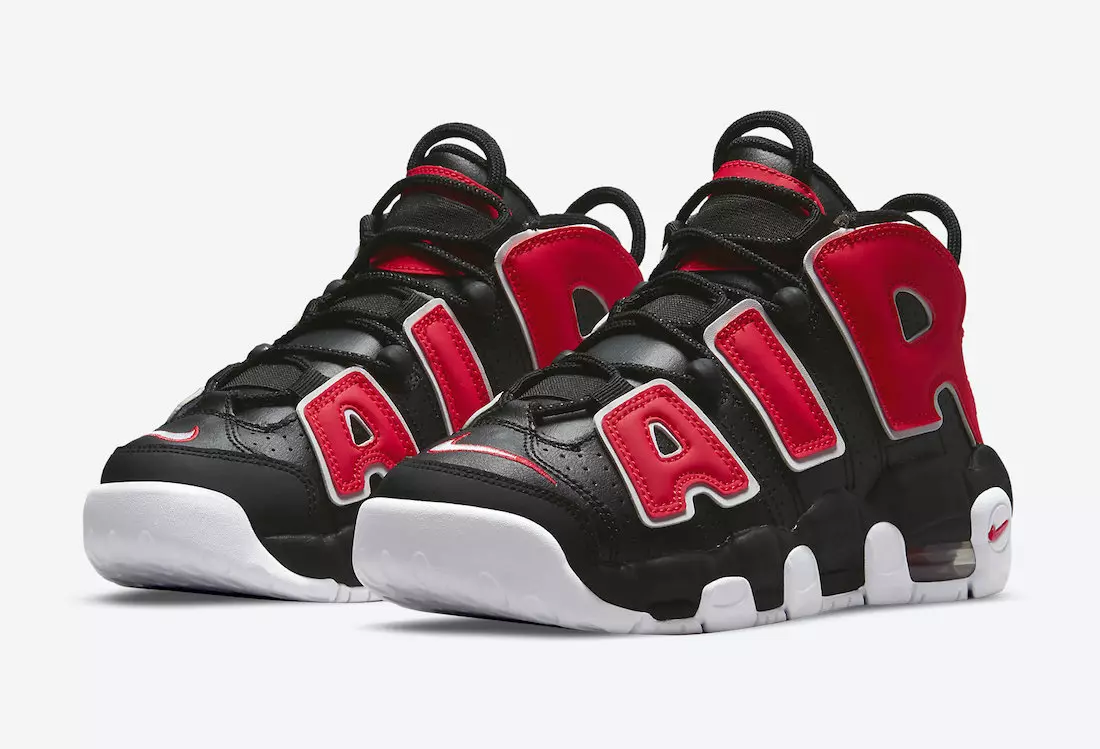 Nike Air More Uptempo GS Black University Red White DM3190-001 Chiqarilish sanasi