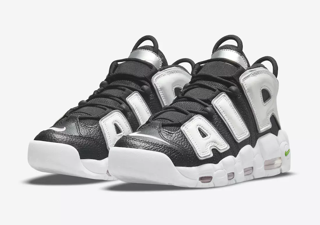 Nike Air More Uptempo שחור לבן כסף DN8008-001 תאריך שחרור