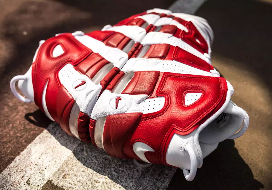 Nike Air More Uptempo White Gym Red Tanggal Rilis