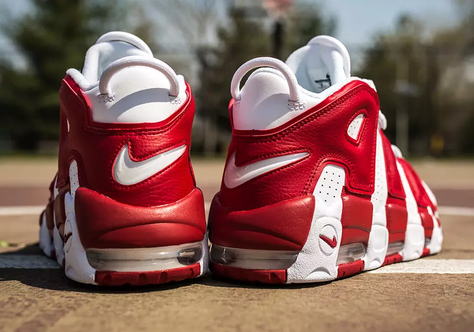 Nike Air More Uptempo White Gym Red Udgivelsesdato