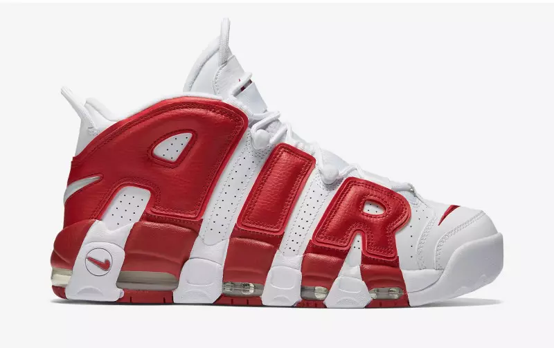 Nike Air More Uptempo Trắng Đỏ