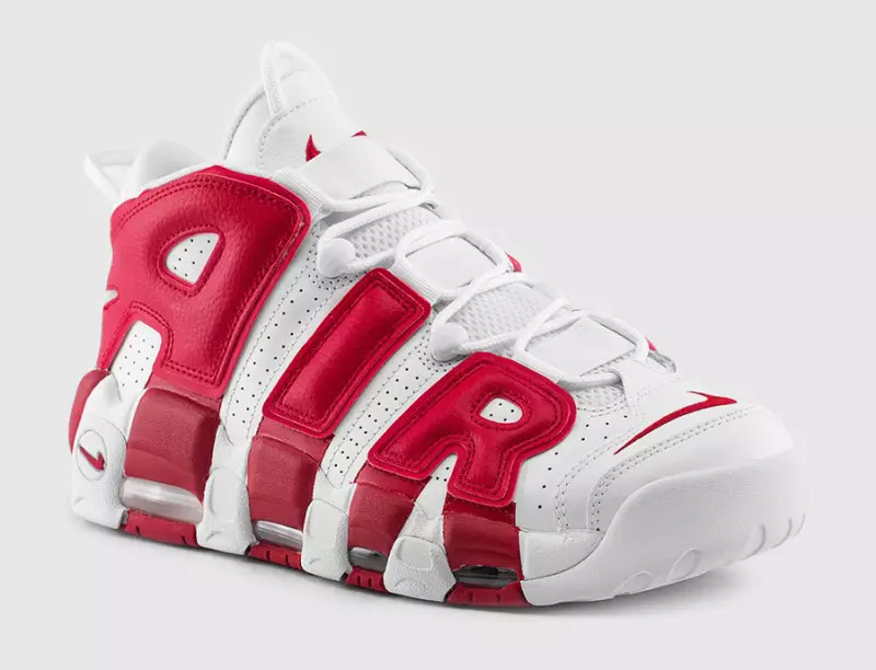 Nike Air More Uptempo White Red