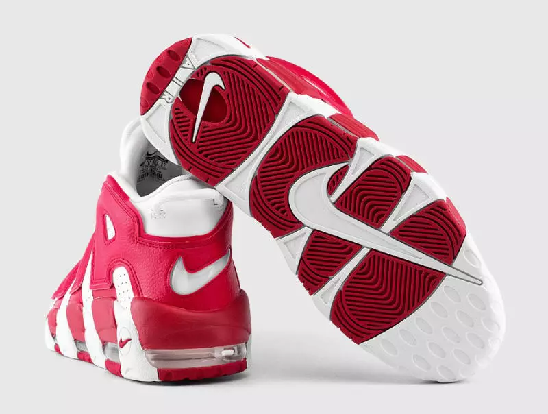 Nike Air More Uptempo White Red