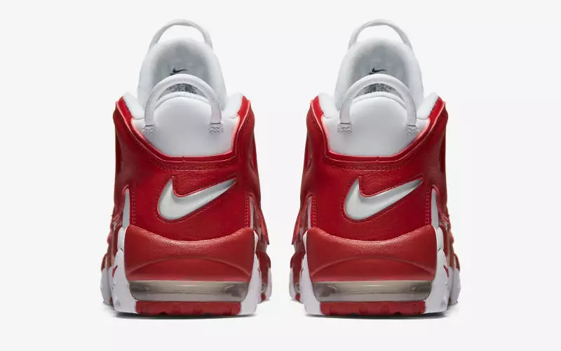 Nike Air More Uptempo Bianche Rosse