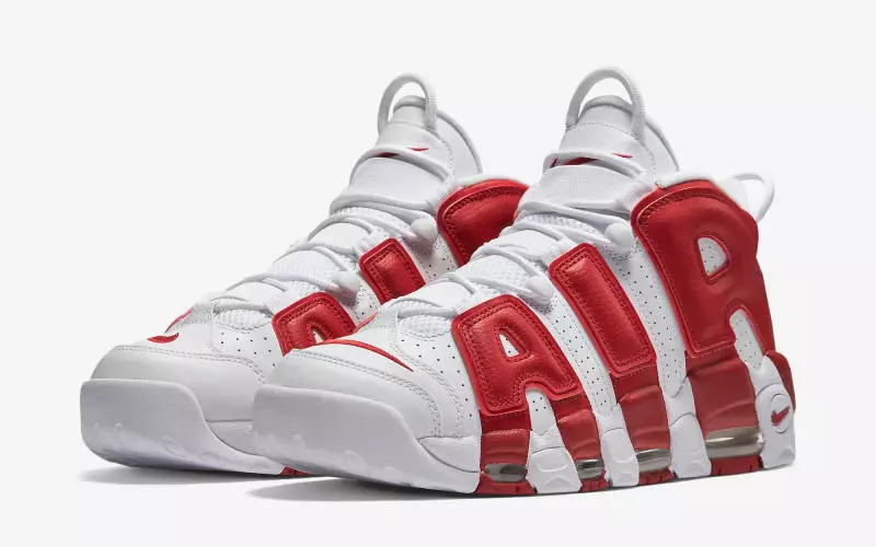 Nike Air More Uptempo White/Red