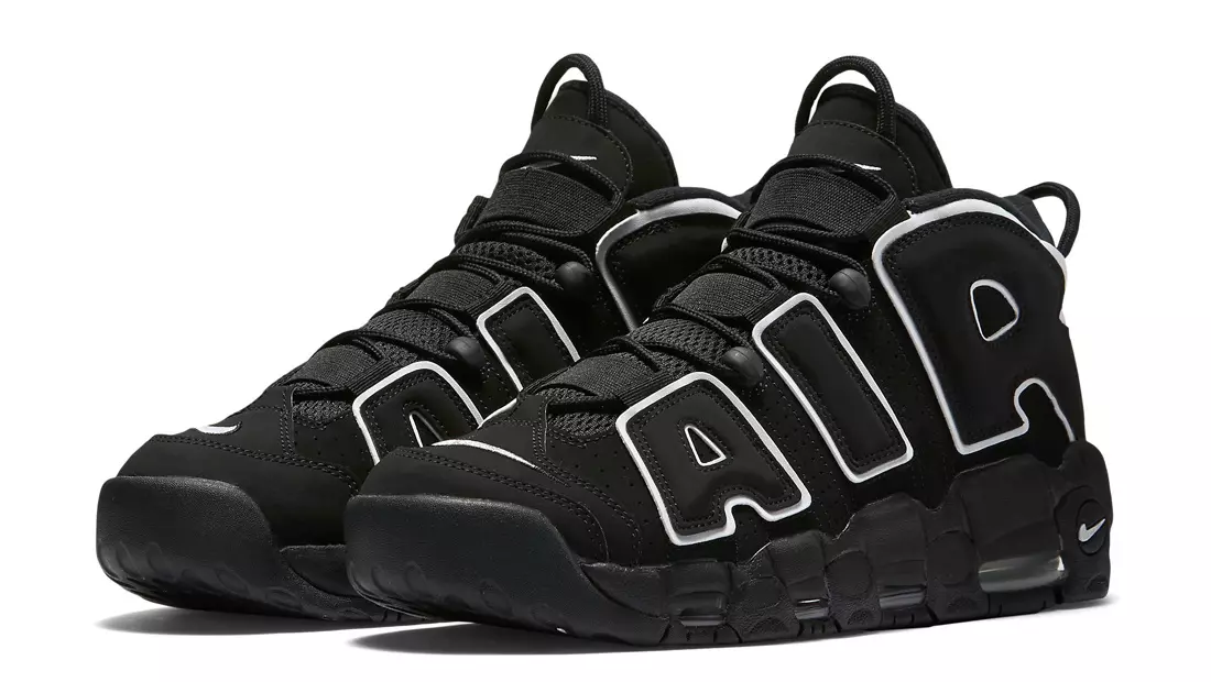 Nike Air More Uptempo Black White