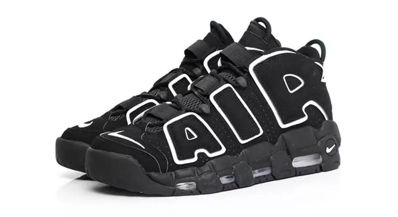 Nike Air More Uptempo Svart Vit 2016