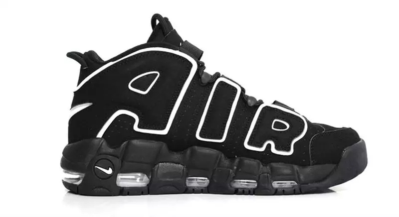 Nike Air Daha Fazla Uptempo Siyah Beyaz 2016