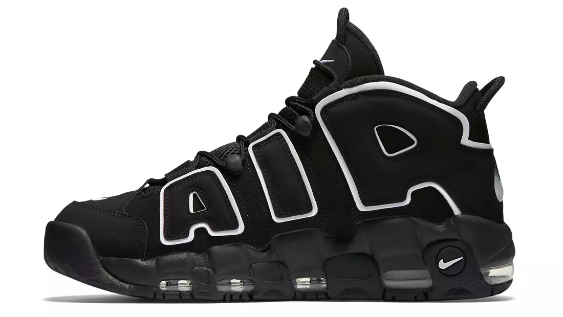 Nike Air More Uptempo црно бело