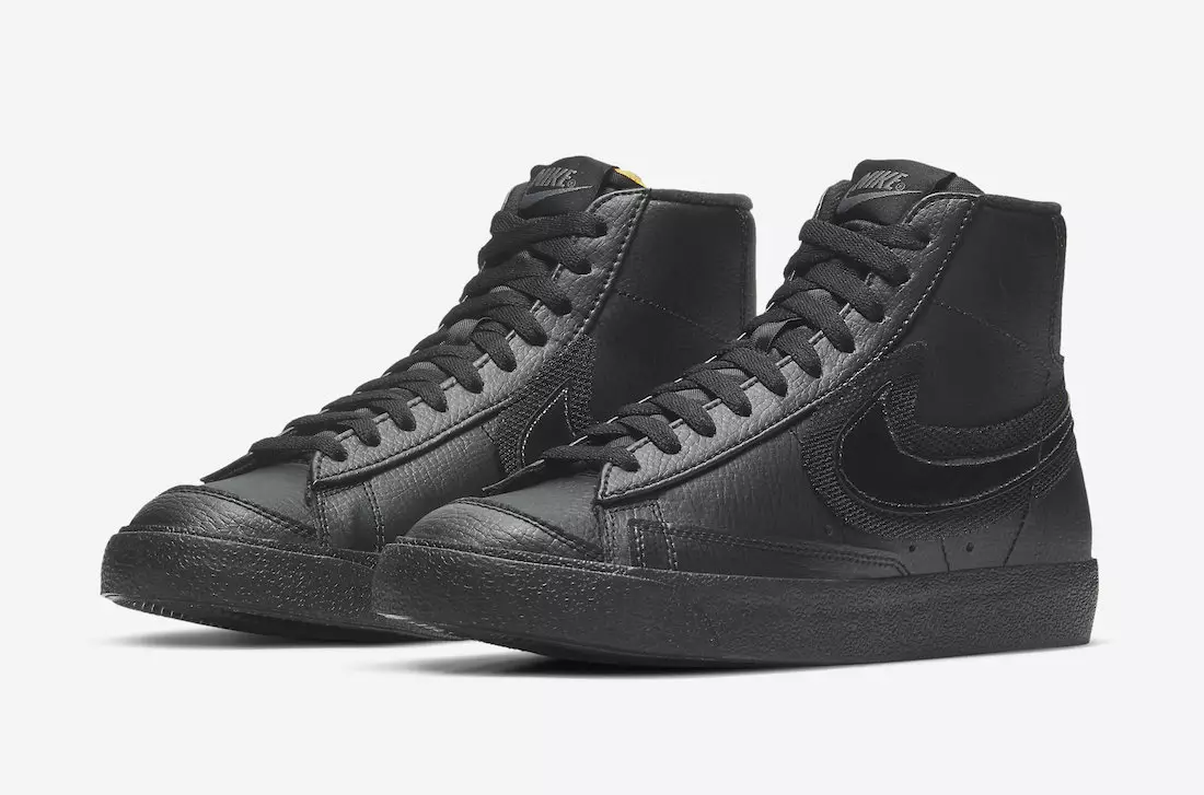 Nike Blazer Mid Black DD0502-001 Datum vydání-1