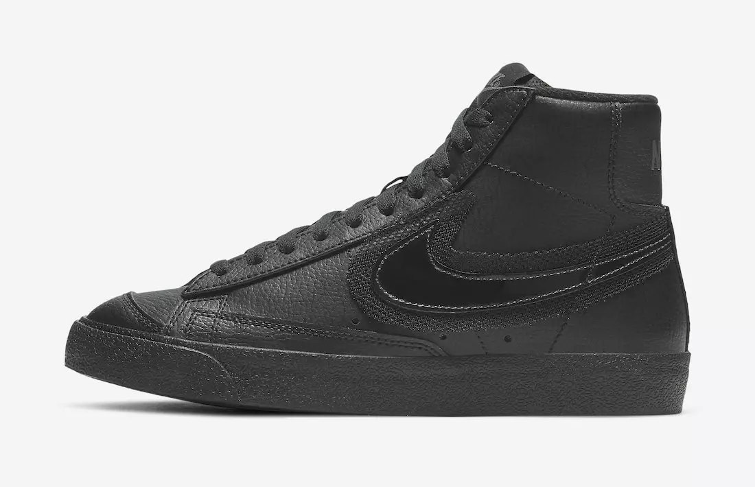 Nike Blazer Mid Black DD0502-001 Utgivelsesdato-1