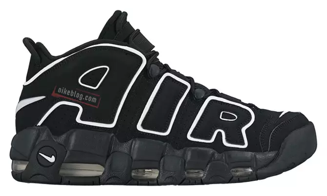 Dubh Bán Nike Aeir Níos Uptempo 2016