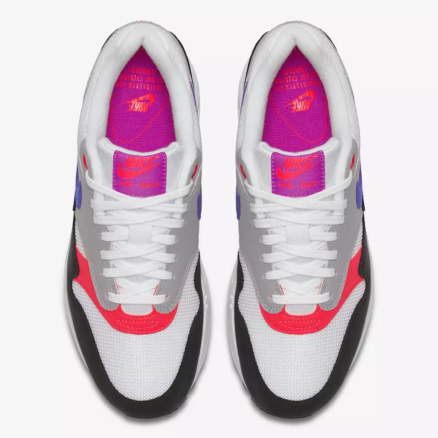 Nike Air Max 1 қызғылт жарқыл корты күлгін 319986-114