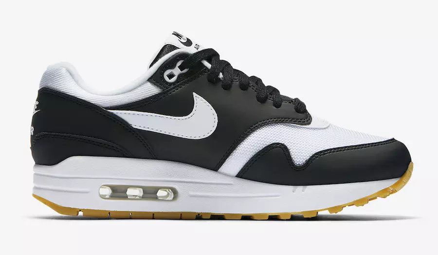 Nike Air Max 1 Czarny Biały Guma 319986-038