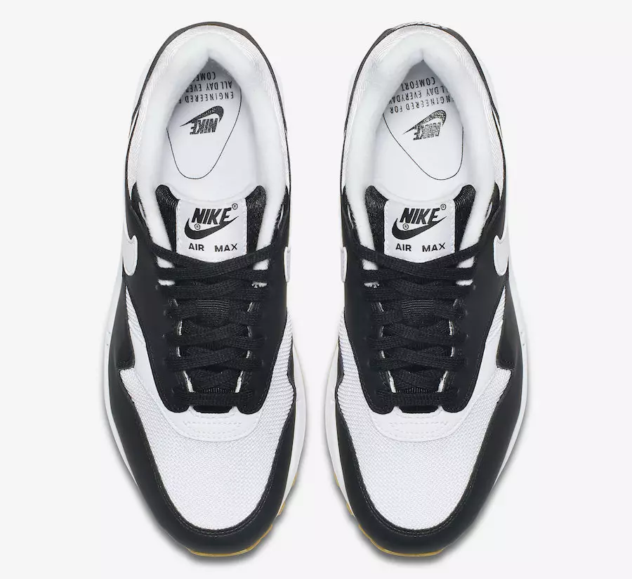 Nike Air Max 1 Black White Gum 319986-038