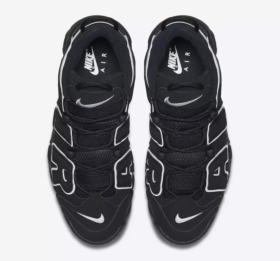 Nike Air More Uptempo OG Сиёҳ Сафед 2020 414962-002 2020 Санаи барориши