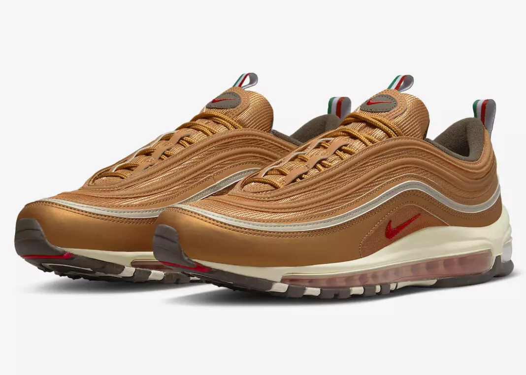 Nike Air Max 97 An Iodáil DX8975-800 Dáta Eisiúna