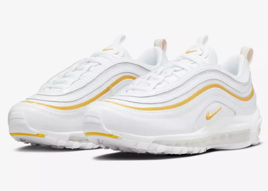 Tarehe ya Kutolewa ya Nike Air Max 97 Nyeupe Njano DM8268-100