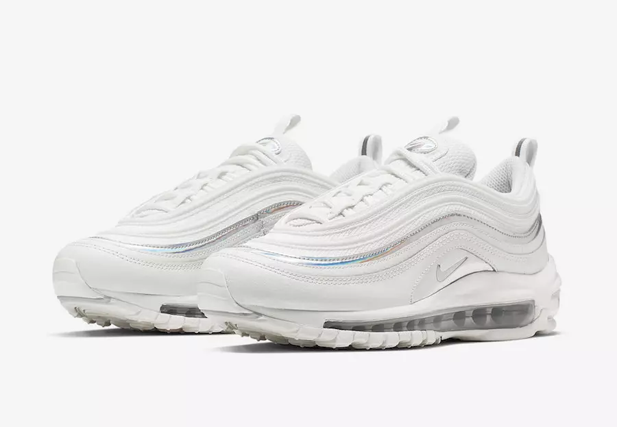 Nike Air Max 97 White Silver Iridescent CJ9706-100 Útgáfudagur