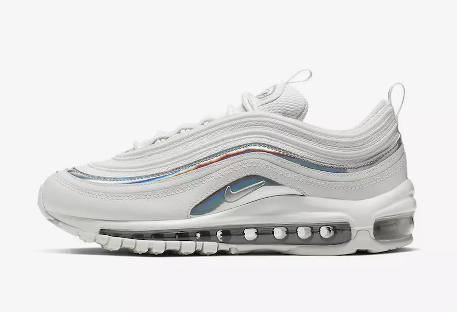 Nike Air Max 97 White Silver Iridescent CJ9706-100 Tarikh Tayangan