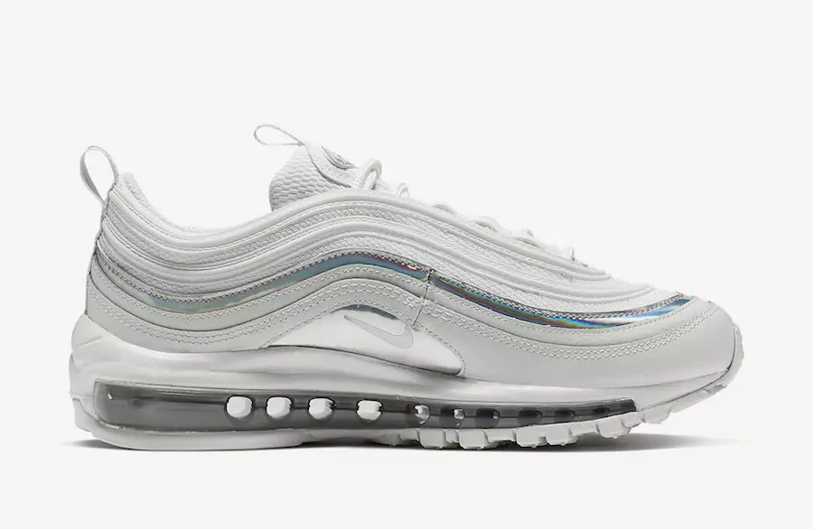 Nike Air Max 97 valge hõbedane sillerdav CJ9706-100 väljalaskekuupäev