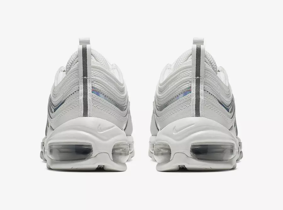 Nike Aeir Max 97 White Silver Iridescent CJ9706-100 Dáta Eisiúna