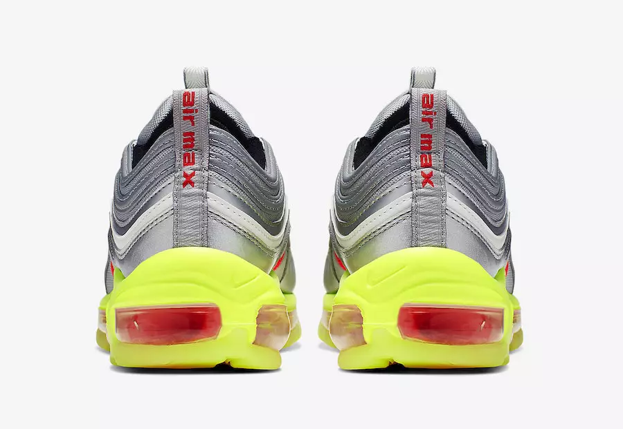 Nike Air Max 97 Argento Rosso Volt BQ8437-002 Data di rilascio