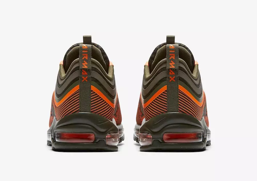 Nike Air Max 97 ультра оливковый оранжевый 918356-801