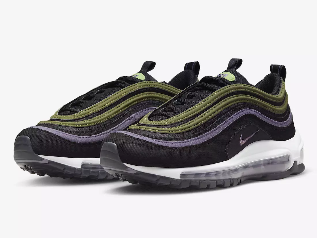 Ngày phát hành Nike Air Max 97 GS Black Purple Green DX4734-001